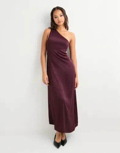 Vero Moda - Röd - Vmmollie Sl 7/8 Dress Wvn Ga
