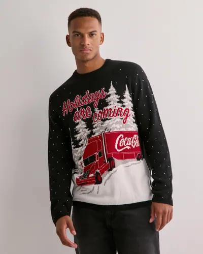 Only & Sons Onsxmas Reg 5 Cola Crew Knit Cs Jultröjor Svart
