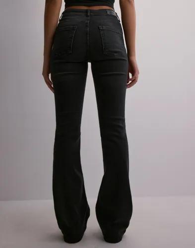 Only - Svart - Onlblush Mid Flared Dnm TAI1099 Noo 