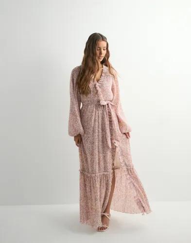 Nelly - Blommig - Maxi Wrap Dress 