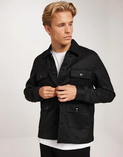 Brand Island Walter Overshirt Overshirts Svart 