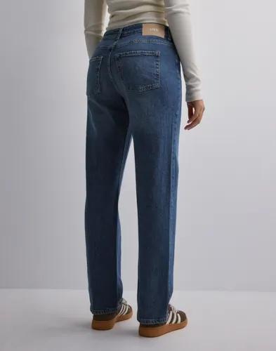 JJXX - Blå - Jxnice Sl-Straight Ank Mw C8091 Dnm 