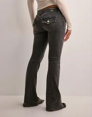 True Religion - Grå - Joey Low Rise Flare 