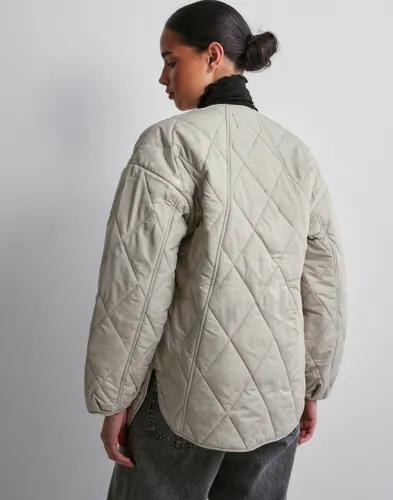 Pieces - Beige - Pcstella Quilted Jacket Noos Bc 