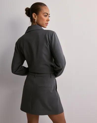 Only - Grå - Onlhelene Hw Mel Short Skirt Cc Tlr 