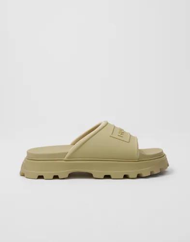 Hunter - Beige - Unisex Moulded Stacked Slider 