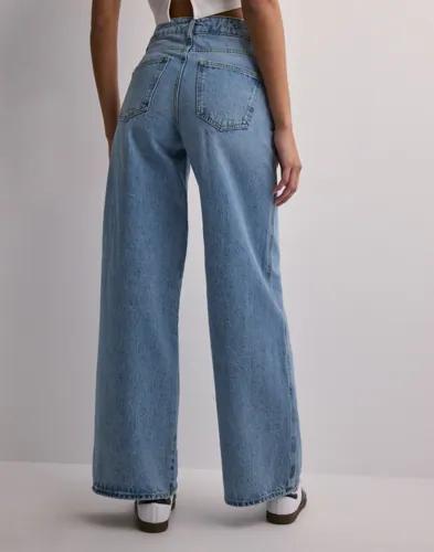 Vero Moda - Blå - Vmremy Mr Wide Denim Jeans DO326 Po 