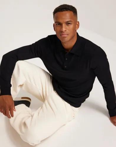 Only & Sons Onswyler Life Reg 14 Ls Polo Knit N Stickade tröjor Svart