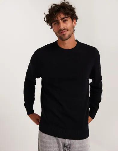 Only & Sons Onsleon Life Reg 12 Pbt Crew Knit Sweatshirts Svart 