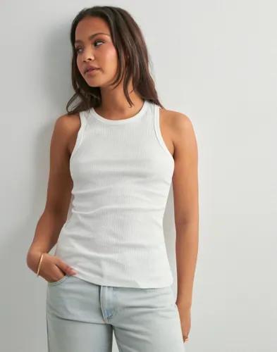 Pieces - Vit - Pcruka Boxer Tank Top Noos Bc 