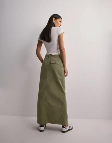 JJXX - Grön - Jxmaddy Reg Long Mw Skirt Pnt 