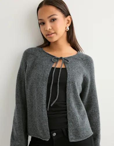 Pieces - Grå - Pcjiko Ls Reversible Knit Bc 