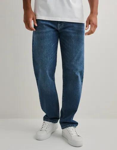 Que Sera Sera Donny Denim Straight jeans Blå
