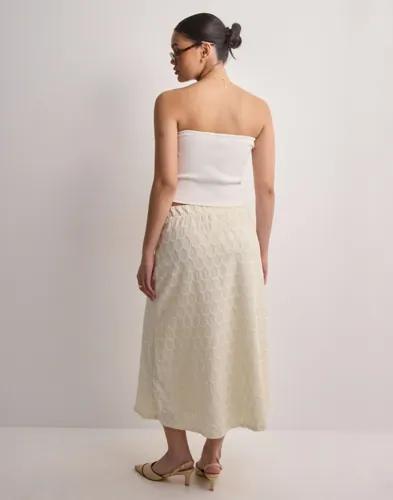 OBJECT - Beige - Objfeodora Midi Skirt Div 