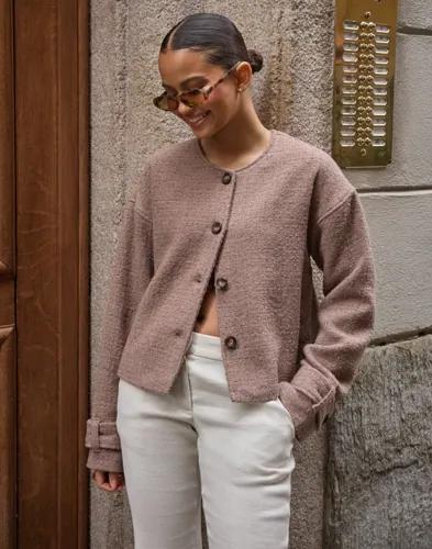 Nelly - Beige - Short Clean Jacket 