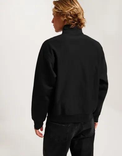 Carhartt WIP Half Zip American Script Sweat Tröjor Svart 