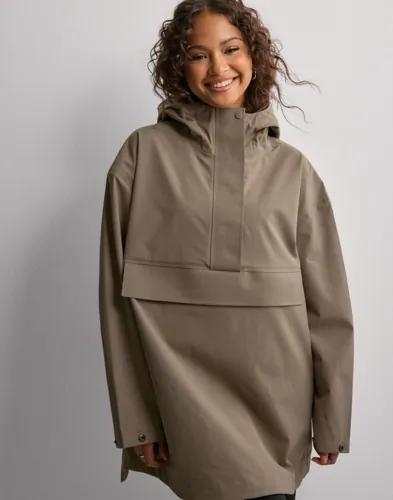 Aim'n - Beige - Waterproof Oversized Anorak 