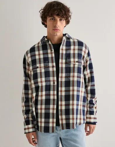 Gant Heavy Twill Check Overshirt Overshirts Rutigt/Randigt 
