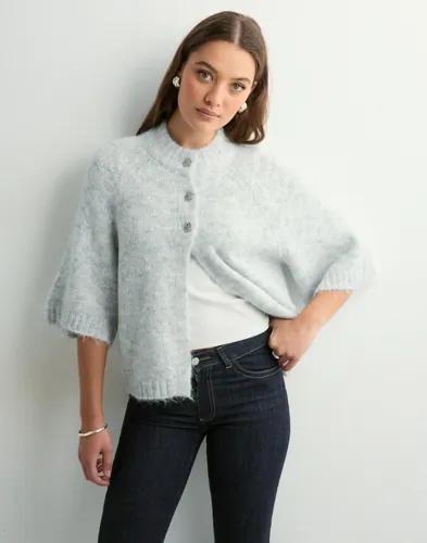 Neo Noir - Grå - Benuta Fluffy Knit Cardigan