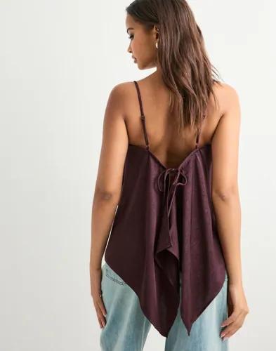 Vero Moda - Röd - Vmmollie Drapy Singlet Top Wvn Ga