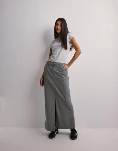 JJXX - Grå - Jxmaddy Reg Long Mw Skirt Pnt 