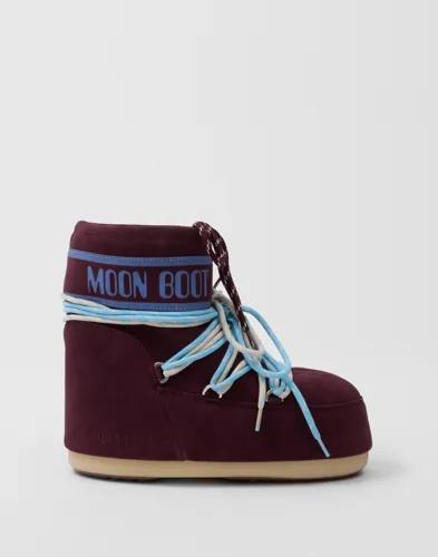 Moon Boot - Röd - Mb Icon Low Suede Laces 