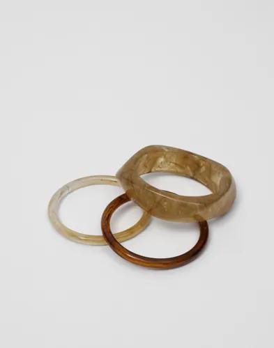 Pieces - Brun - Pcnalia Bracelet 3-Pack D2D 
