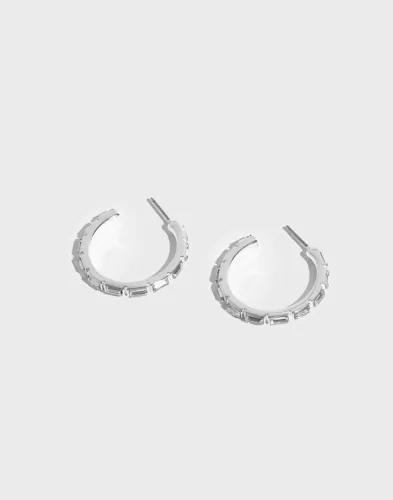 Pilgrim - Silver - RUE Recycled Hoops 