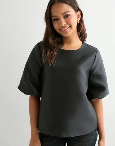 Vero Moda - Svart - Vmdaisy 2/4 O-Neck Top Wvn Exp SB6 