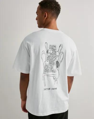 Samsøe Samsøe Sadinner T-Shirt 11725 T-shirts med tryck Vit