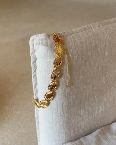 Pilgrim - Guld - Shift Necklace 