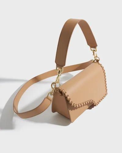 ATP ATELIER - Beige - Assisi Stitch Vacchetta Shoulder Bag 