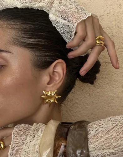 Muli Collection - Guld - Solare Earrings 