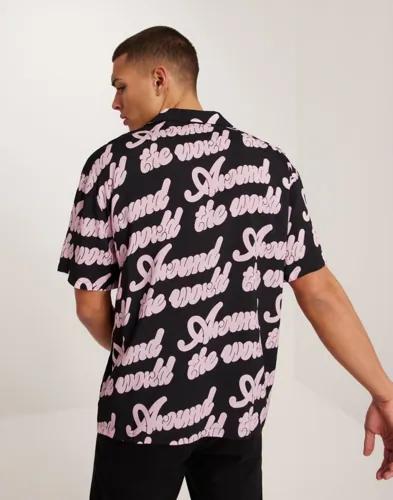 Dr Denim Madi Shirt Svarta skjortor Multi/Mönstrad 