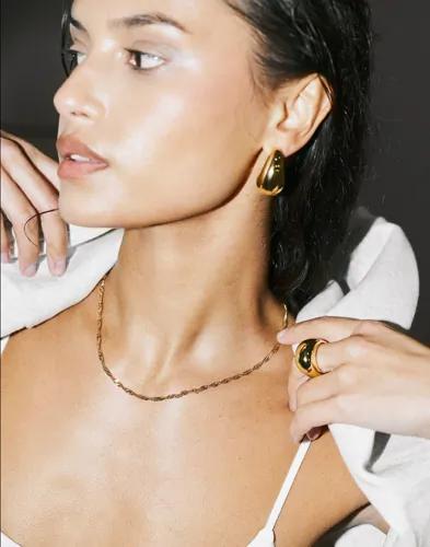 Muli Collection - Guld - Twisted Rope Necklace 