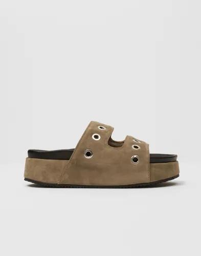 Inuikii - Beige - Slipper Suede Studs 