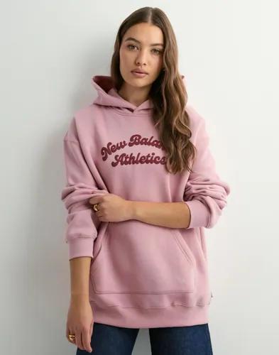 New Balance - Rosa - Linear Heritage Fleece Long Hoodie 