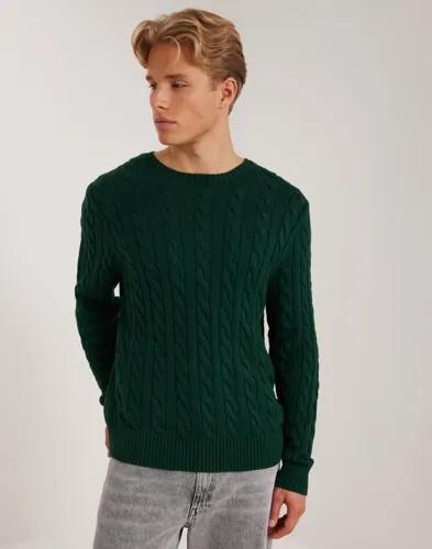 Polo Ralph Lauren Cable-Knit Cotton Sweater Stickade tröjor Grön 