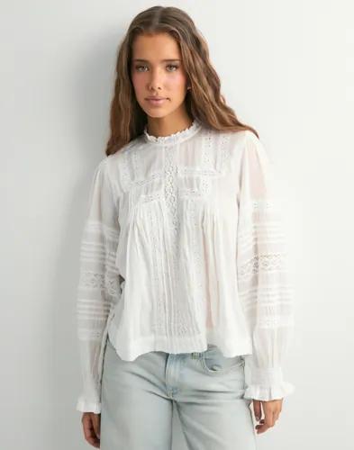 Neo Noir - Vit - Ebba S Voile Blouse 