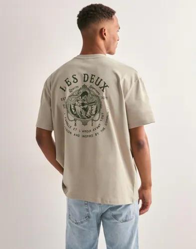Les Deux Passion T-Shirt T-shirts med tryck Beige