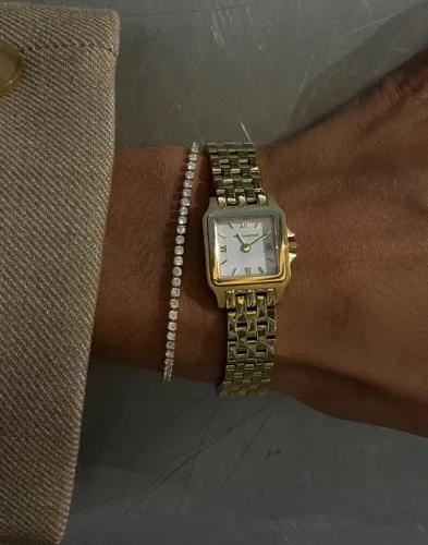 Muli Collection - Guld - Thin Tennis Bracelet 