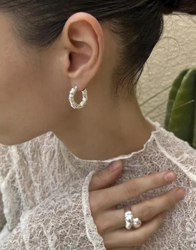 Muli Collection - Silver - Terra Hoop 