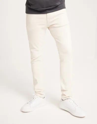 Selected Men SLH175-Slim Leon 6402 Ecru Soft Jns Slim fit jeans Beige 