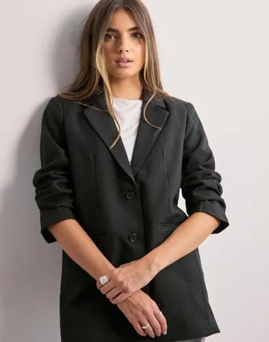 Pieces - Svart - Pcneva Ls Loose Blazer Noos