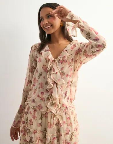 Neo Noir - Multi/Mönstrad - Anika Marigold Print Blouse 