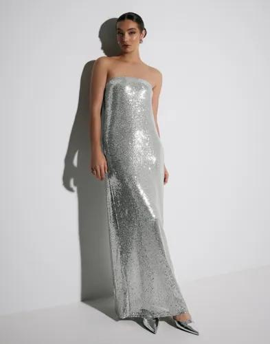 Vero Moda - Silver - Vmkaje Tube Ankle Dress Jrs 