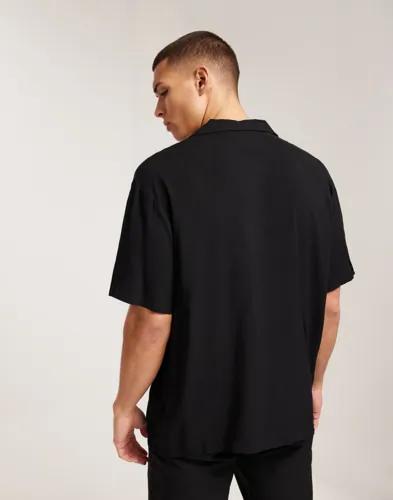 Dr Denim Madi Shirt Svarta skjortor Svart 