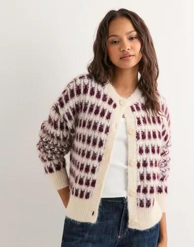 Vero Moda - Vit - Vmlisa Ls O-Neck Cardigan 