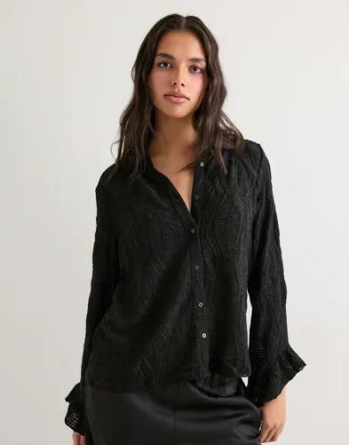 Pieces - - Pcodessa Ls Shirt Jrs Fsy Pp 