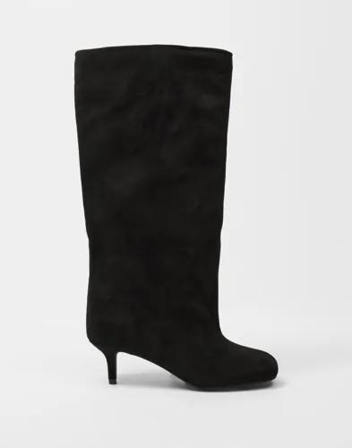 Nelly - Svart - Round Wide Shaft Boot 